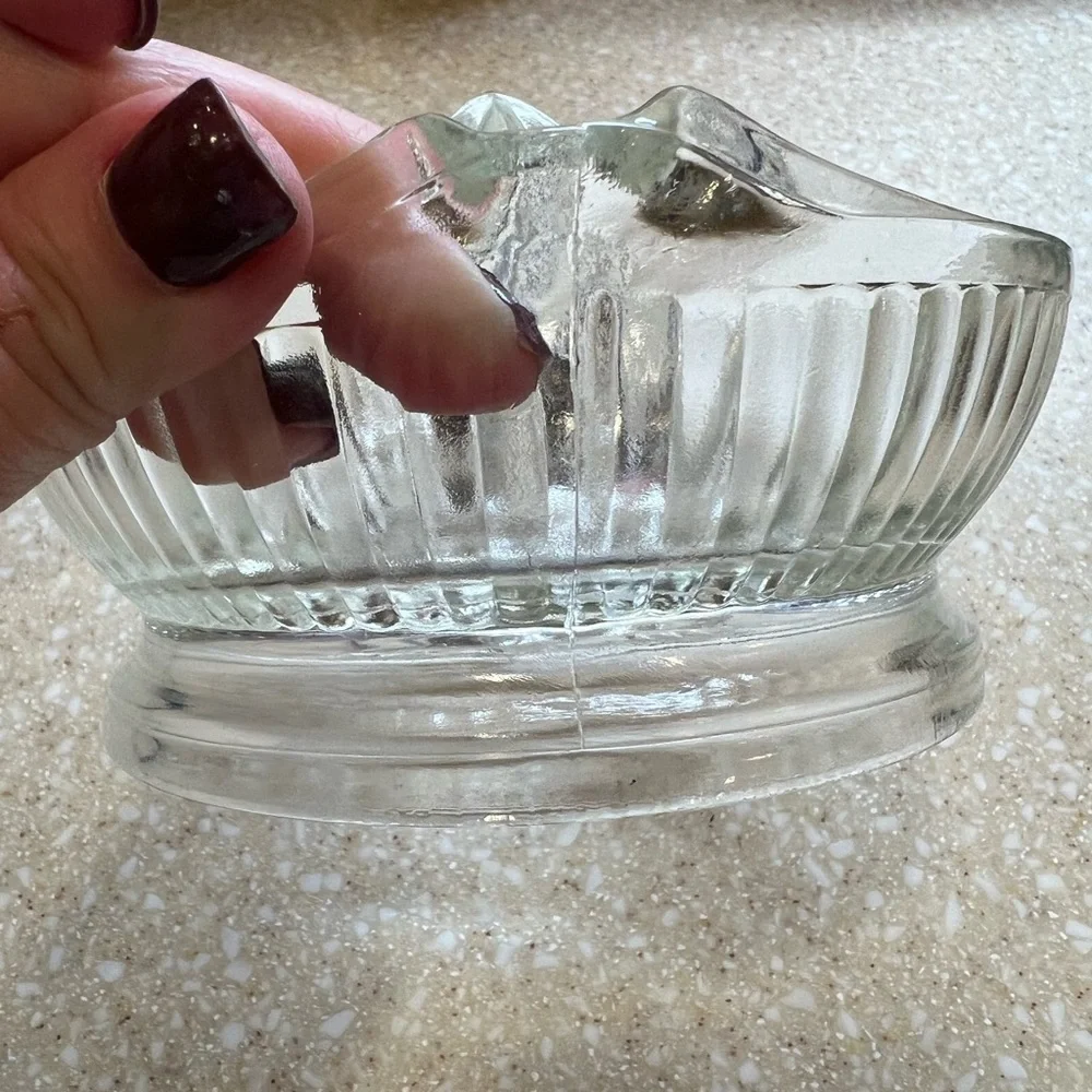 Vintage Clear Glass Lemon Juicer Anchor Hocking